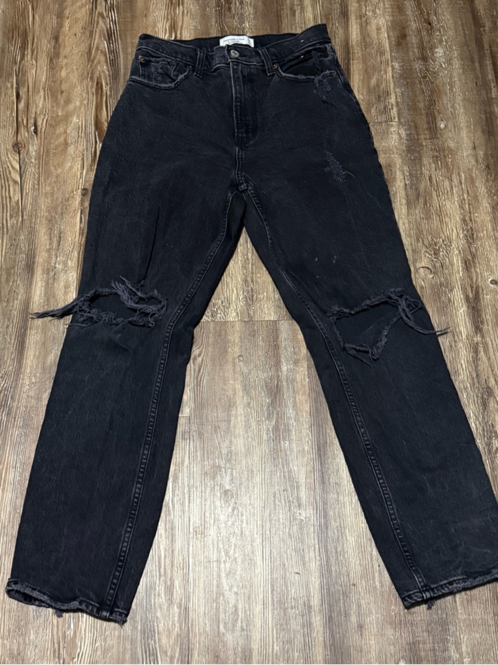 Abercrombie & Fitch The 90s Straight Jeans Women's 4s/27 Curve Love Ultra High